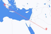 出发地 沙特阿拉伯出发地 盖西姆省目的地 希腊扎金索斯島的航班