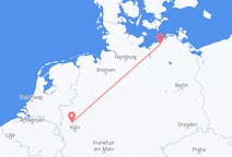 Flyreiser fra Duesseldorf, Tyskland til Rostock, Tyskland
