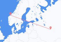 Vluchten van Nizjni Novgorod naar Molde
