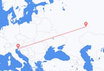 Vols de Samara, Russie pour Trieste, Italie
