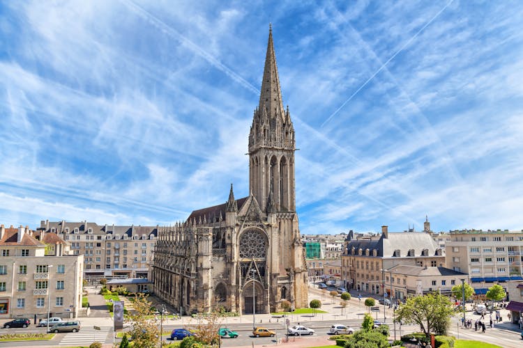 Photo of church of Saint-Pierre in Caen.