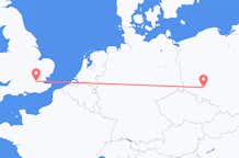 Flyreiser fra Wrocław, til London