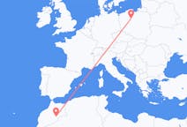 Flights from Errachidia, Morocco to Bydgoszcz, Poland