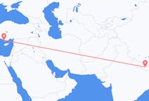 Flyg från Katmandu, Nepal till Gazipaşa, Turkiet