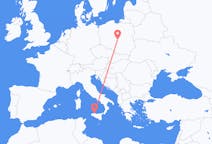 Flights from Łódź, Poland to Palermo, Italy
