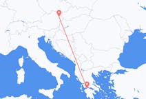 Flyreiser fra Patras, Hellas til Wien, Østerrike
