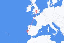 Vluchten van Lissabon, Portugal naar Southampton, Engeland