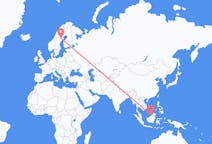 Flights from Miri, Malaysia to Lycksele, Sweden