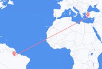 Flyreiser fra Altamira, Brasil til Dalaman, Tyrkia
