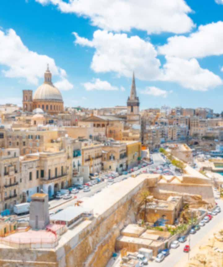Siirrot ja kuljetus Vallettassa Maltalla