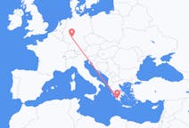Vluchten van Kalamáta, Griekenland naar Frankfurt, Duitsland