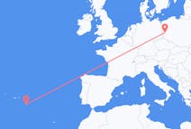 Flights from Santa Maria Island, Portugal to Zielona Góra, Poland