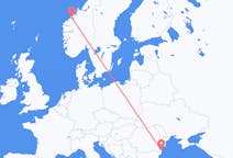 Flights from Molde, Norway to Constanța, Romania