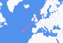 Flights from Santa Maria Island, Portugal to Haugesund, Norway