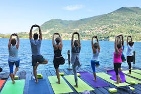 1 uur privé yogales aan het Comomeer