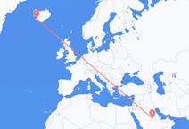 Flights from Riyadh, Saudi Arabia to Reykjavik, Iceland