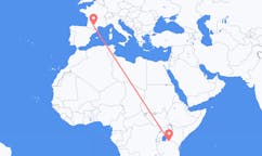 Flights from Seronera, Tanzania to Toulouse, France