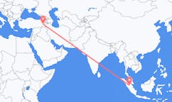 Flüge von Pekanbaru, Indonesien nach Van, die Türkei