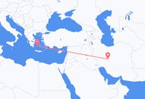 Vols d’Ispahan, Iran vers Milos, Grèce