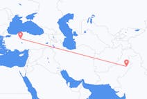 Flyrejser fra Faisalabad-distriktet, Pakistan til Ankara, Tyrkiet