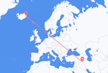 Flights from Erbil to Egilsstaðir