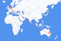 澳大利亚出发地 多寶 (新南威爾士州)飞往澳大利亚目的地 法兰克福的航班