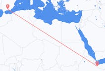 Flyreiser fra Hargeisa, til Granada