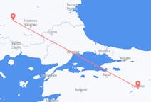 Vluchten van Plovdiv naar Eskişehir