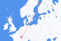 Loty z Kokkola w Finlandii do Genewy w Szwajcarii