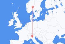 Flights from from Reggio Emilia to Oslo