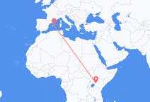 Flyg från Eldoret, Kenya till Mahon, Spanien