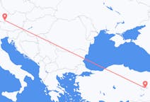 出发地 奥地利出发地 萨尔茨堡目的地 土耳其埃拉泽的航班