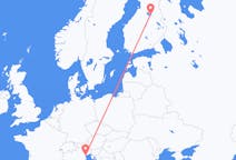 Flyg från Venedig, Italien till Kajana, Finland