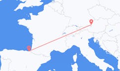 Flyreiser fra San Sebastian, til Salzburg