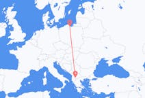 Flights from Ohrid, North Macedonia to Gdańsk, Poland