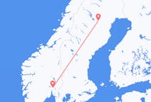 Vluchten van Oslo naar Arvidsjaur