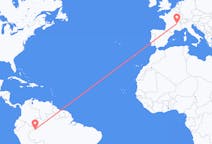 Flights from Leticia, Amazonas, Colombia to Lyon, France
