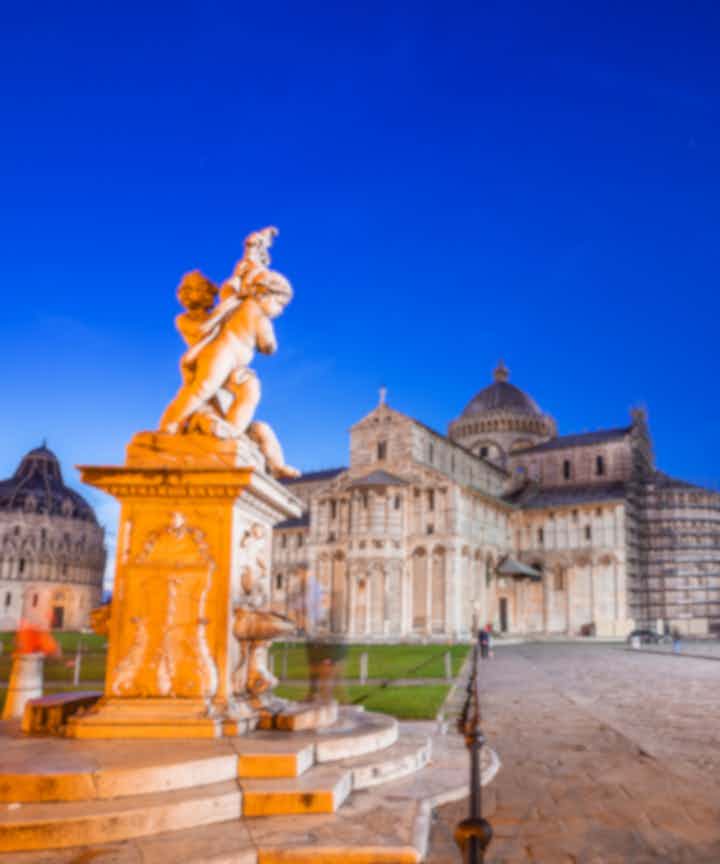 Flights from Carcassonne, France to Pisa, Italy