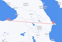 Flyreiser fra Baku, Aserbajdsjan til Trabzon, Tyrkia