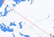 Flyg från Guangzhou, Kina till Bodø, Kina