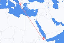 出发地 埃塞俄比亚出发地 塞梅拉目的地 希腊普雷韋扎的航班