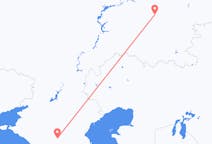 Flyreiser fra Ufa, Russland til Mineralnye Vody, Russland