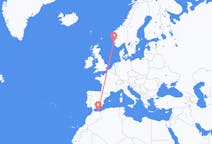 Flights from Melilla, Spain to Haugesund, Norway