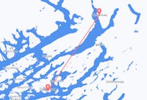 Vuelos de qaqortoq, Groenlandia a Narsarsuaq, Groenlandia