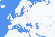 Flights from Şanlıurfa, Turkey to Tampere, Finland