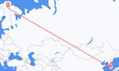 Flüge von Jinju, Südkorea nach Ivalo, Finnland