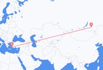 Flights from Chita, Russia to Kos, Greece