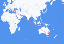 Flyrejser fra Merimbula, Australien til Pafos, Cypern