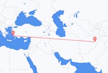 Flyrejser fra Kabul, Afghanistan til Leros, Grækenland