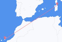 出发地 西班牙从阿胡伊目的地 意大利奧里維亞的航班